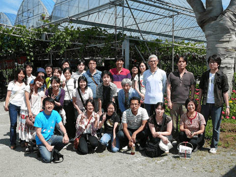 Travel with Lab members to Yamanashi　2009.9